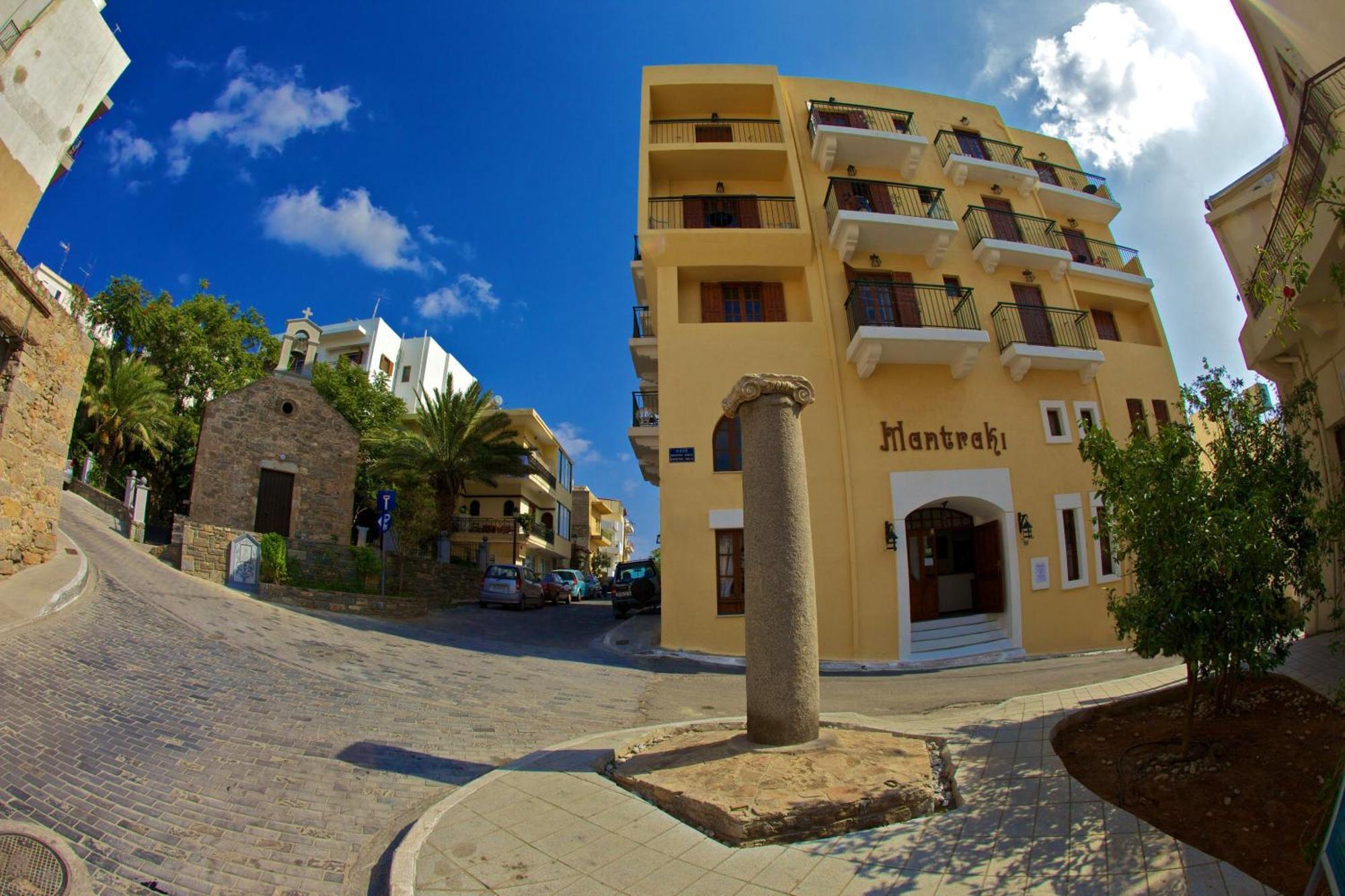 Mantraki Hotel Apartments อายิโอสนิโกลาโอส ภายนอก รูปภาพ